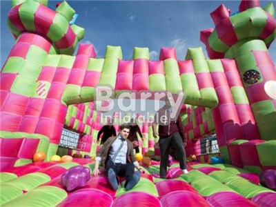 Outdoor Adult Inflatable Playground To Singapore From China Manufacturer BY-IP-023